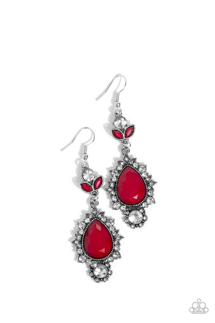 Selfie-Esteem Red Earrings