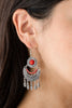 Mantra to Mantra Red Earring