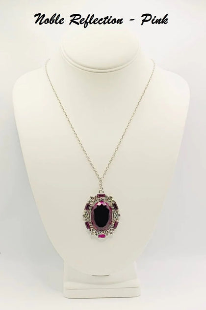 Noble Reflection Pink Necklace