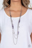 Starry-eyed Eloquence Purple Necklace