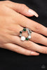 Butterfly Bustle Green Ring