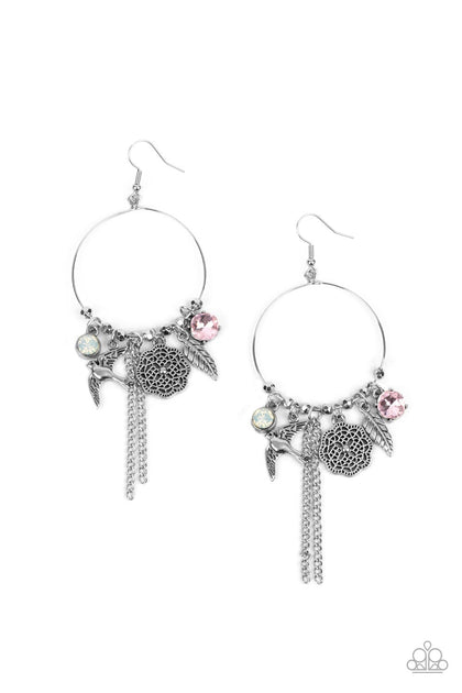 Tweet Dreams Pink Earrings