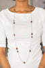 Pacific Piers Brown Necklace