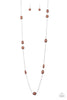 Pacific Piers Brown Necklace
