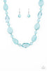 Staycation Stunner Blue Necklace