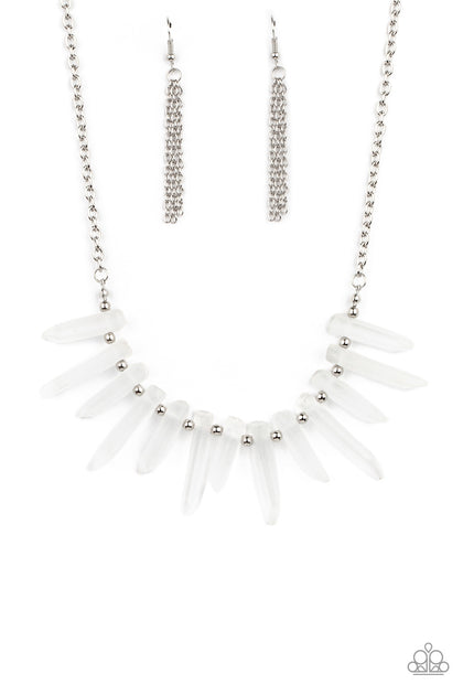 Ice Age Intensity White Necklace